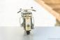 Mobile Preview: Handgefertigtes Modellmotorrad / Metallfahrzeug Retro Chopper weiß