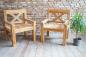 Preview: Massiver Teakholz Stuhl für den Garten