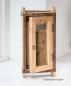 Preview: Wandschränkchen aus Naturholz mit Glasfenster (Höhe 30 cm)