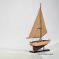 Mobile Preview: Kleines vintage Segelschiff aus Holz (40 cm x 27 cm)