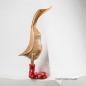 Preview: Dänische Ente mit Blumen Gummistiefeln rot (40 cm)