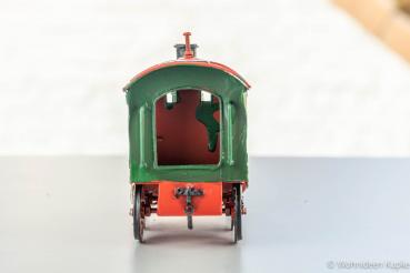 Handgefertigte Modelllokomotive aus Metall, bunt (23 cm)