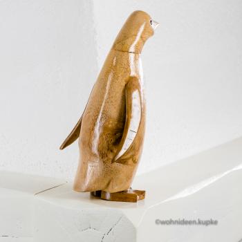 Pinguin aus Naturholz (24 cm)