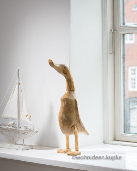 Dänische Ente aus Naturholz XL