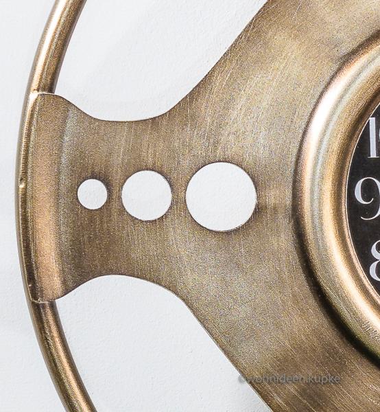 Castrol 250mm/25.4cm Durchmesser Metall Wanduhr,Garage Uhr,Werkstatt Uhr Öl 
